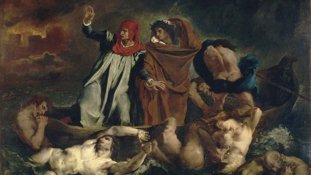 Delacroix - Dante y Virgilio